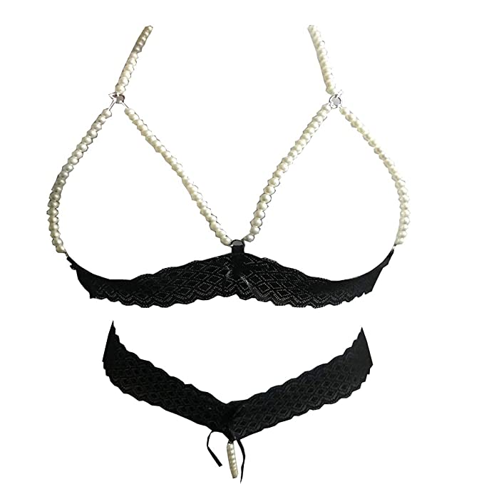 EROTIC PEARL LINGERIE-LS-6110-BK