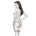 Harness Teddy Lingerie Set HLS-61004