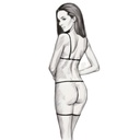 Harness Garter Lingerie Set HLS-61006