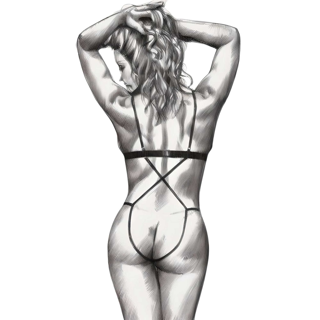 Harness Teddy Lingerie Set HLS-61034 