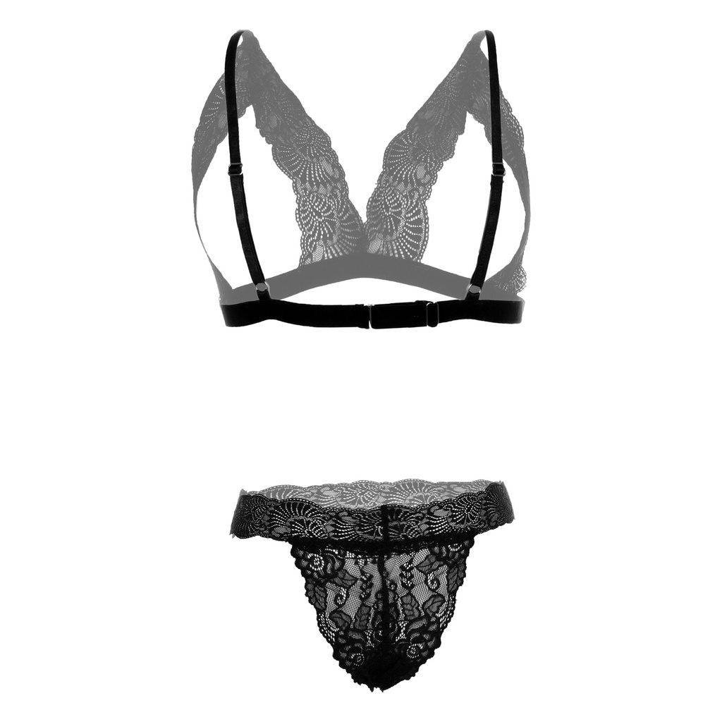Bust Open Erotic Lingerie Set ELS-06687