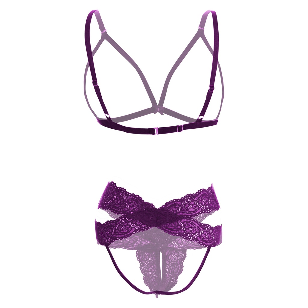 Bust Open Erotic Lingerie Set ELS-06696