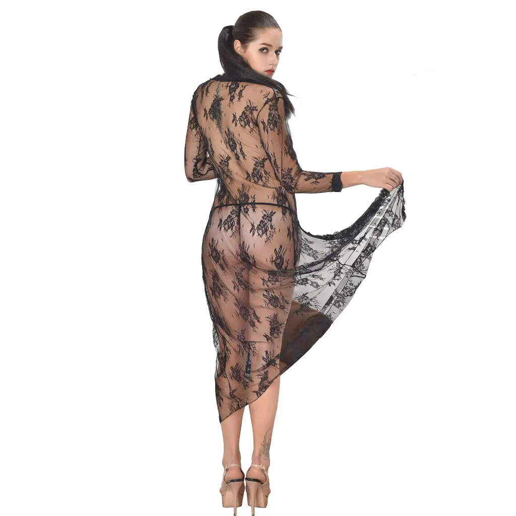 Front Open Nightgown-NG-30232