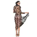 Front Open Nightgown-NG-30232