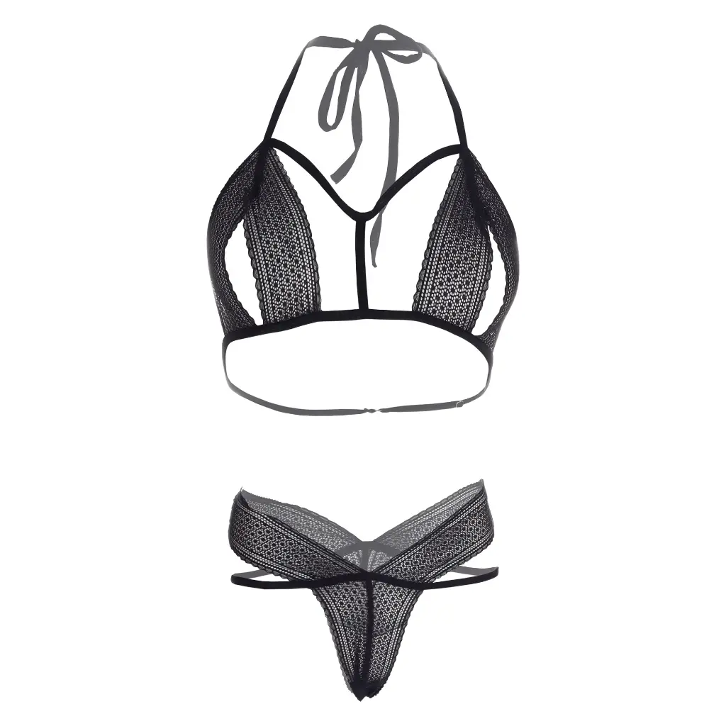 Half Cup Erotic Lingerie Set-ELS-06565