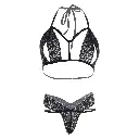 Half Cup Erotic Lingerie Set-ELS-06565