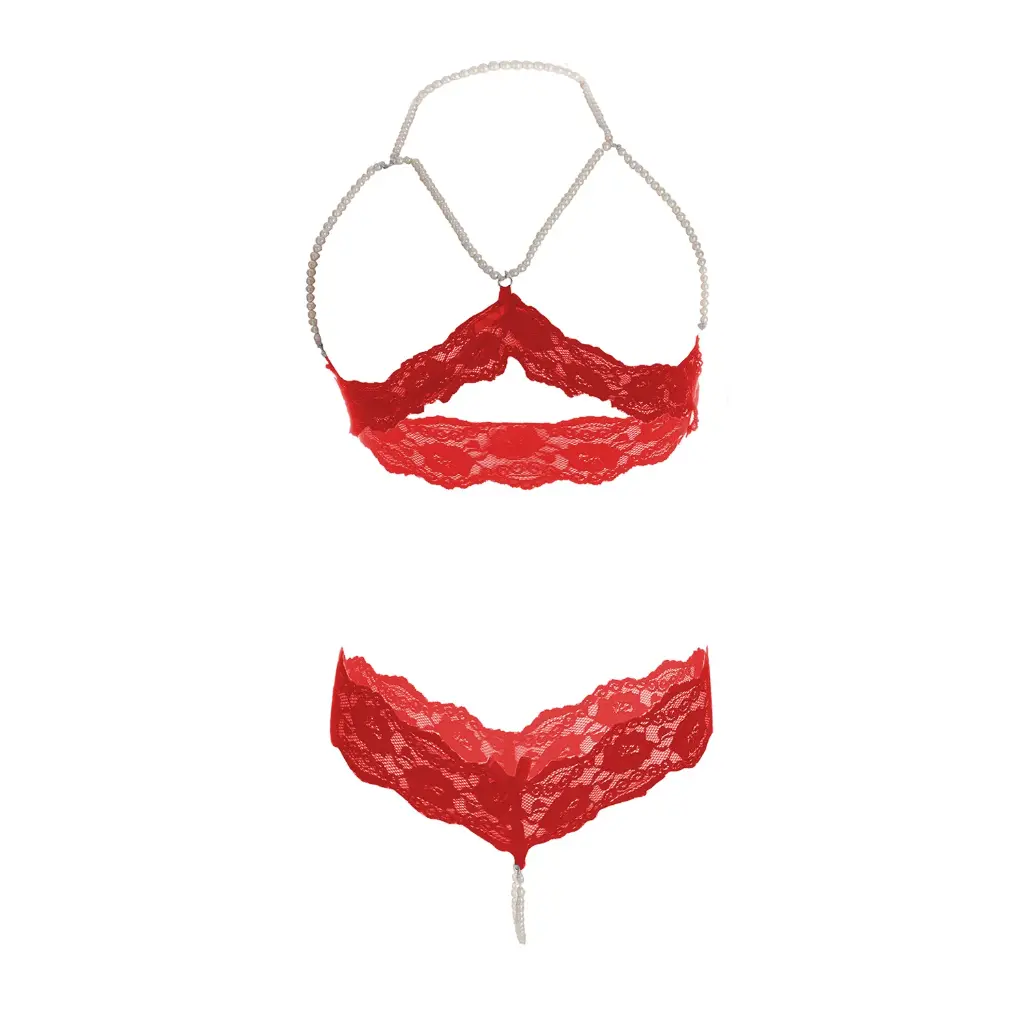 Pearl Erotic Lingerie Set-ELS-06598
