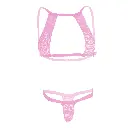 Half Cup Erotic Lingerie Set-ELS-06647