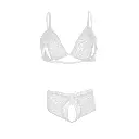 Crotchless Erotic Lingerie Set-ELS-06650
