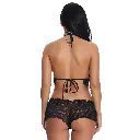 Halter Neck Lingerie Set-LS-06033