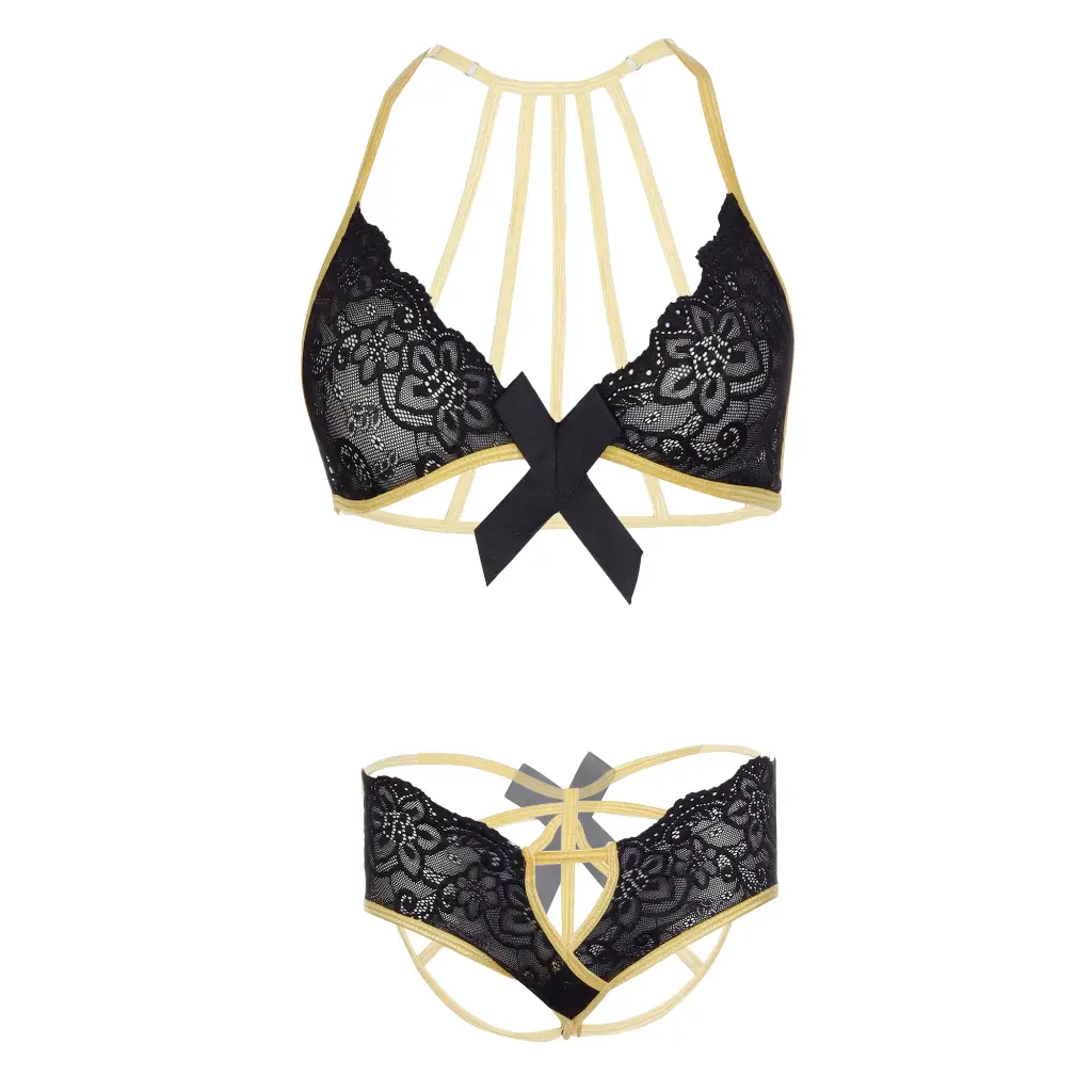 Bust Open Erotic Lingerie Set-ELS-06691