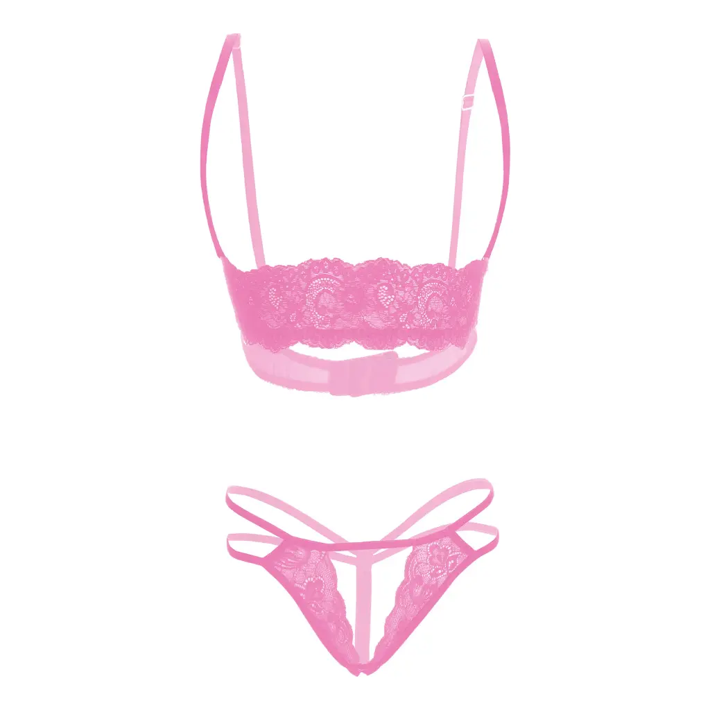 Bust Open Erotic Lingerie Set-ELS-06693