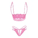 Bust Open Erotic Lingerie Set-ELS-06693