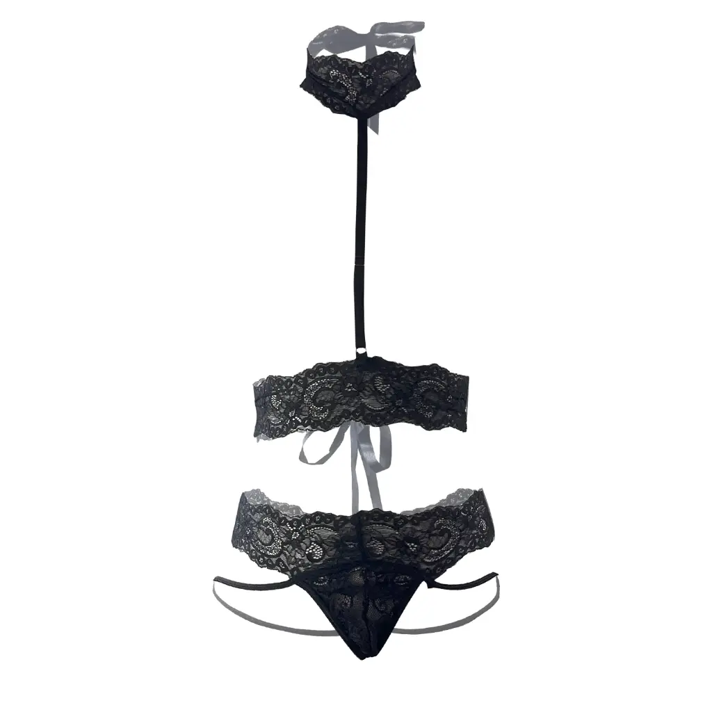 Bust Open Erotic Lingerie Set-ELS-06846