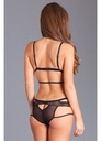 Deep Neck Erotic Lingerie Set-ELS-06719