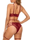 Garter Lingerie Set-LS-06363