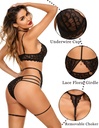 Garter Lingerie Set-LS-06363