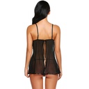 Back Open Baby Doll Dress-BD-11046