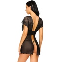 Back Open Baby Doll Dress - BD-11966