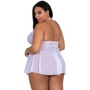 Halter Neck Baby Doll Dress-BD-19003