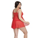 Side Cut Baby Doll Dress-BD-19016