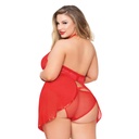 Keyhole Baby Doll Dress-BD-19021