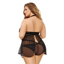 Keyhole Baby Doll Dress-BD-19021