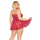 Front Open Baby Doll Dress-BD-19035
