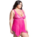 See Through Baby Doll Dress-BD-19039