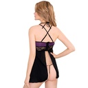Back Open Baby Doll Dress-BD-18213