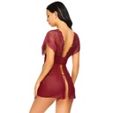 Back Open Baby Doll Dress - BD-11966