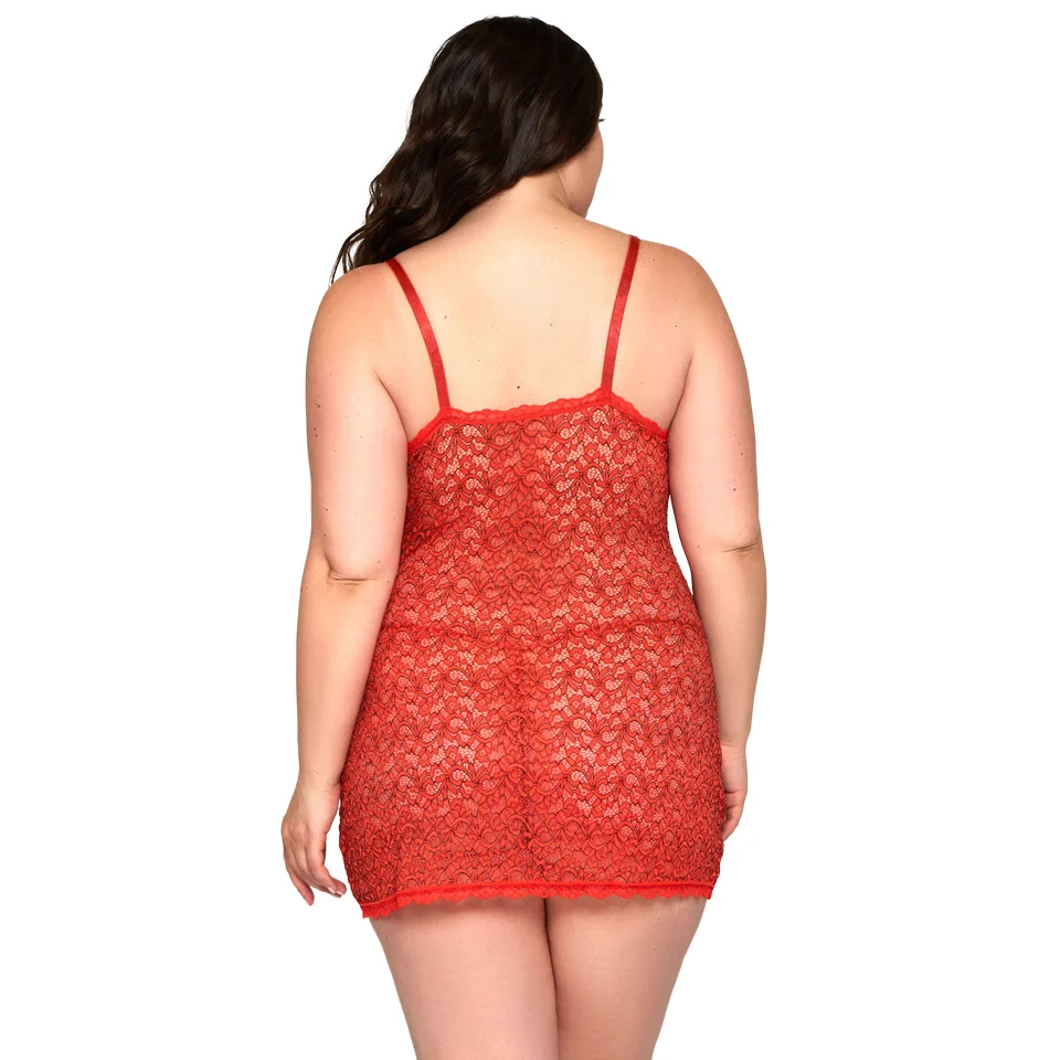 Deep Neck Chemise CH-89010