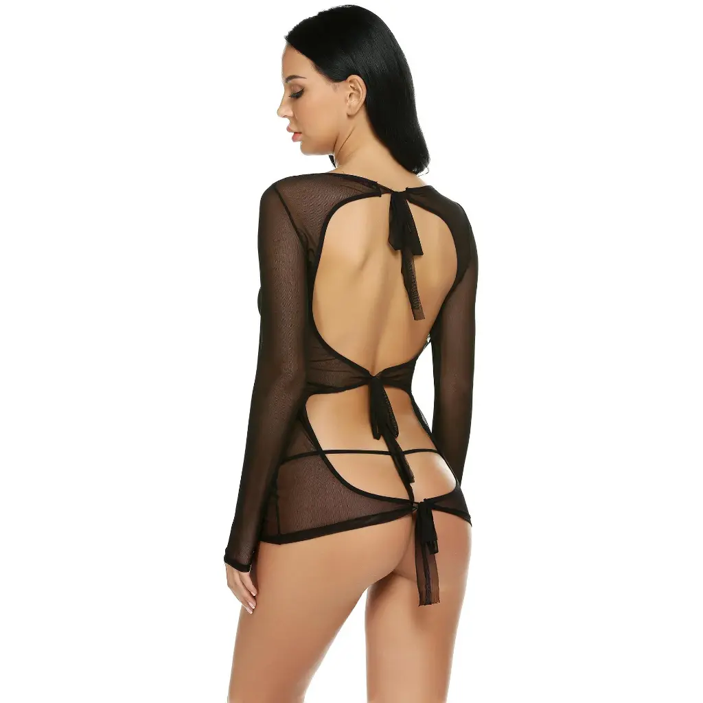 Back Open Chemise CH-83075
