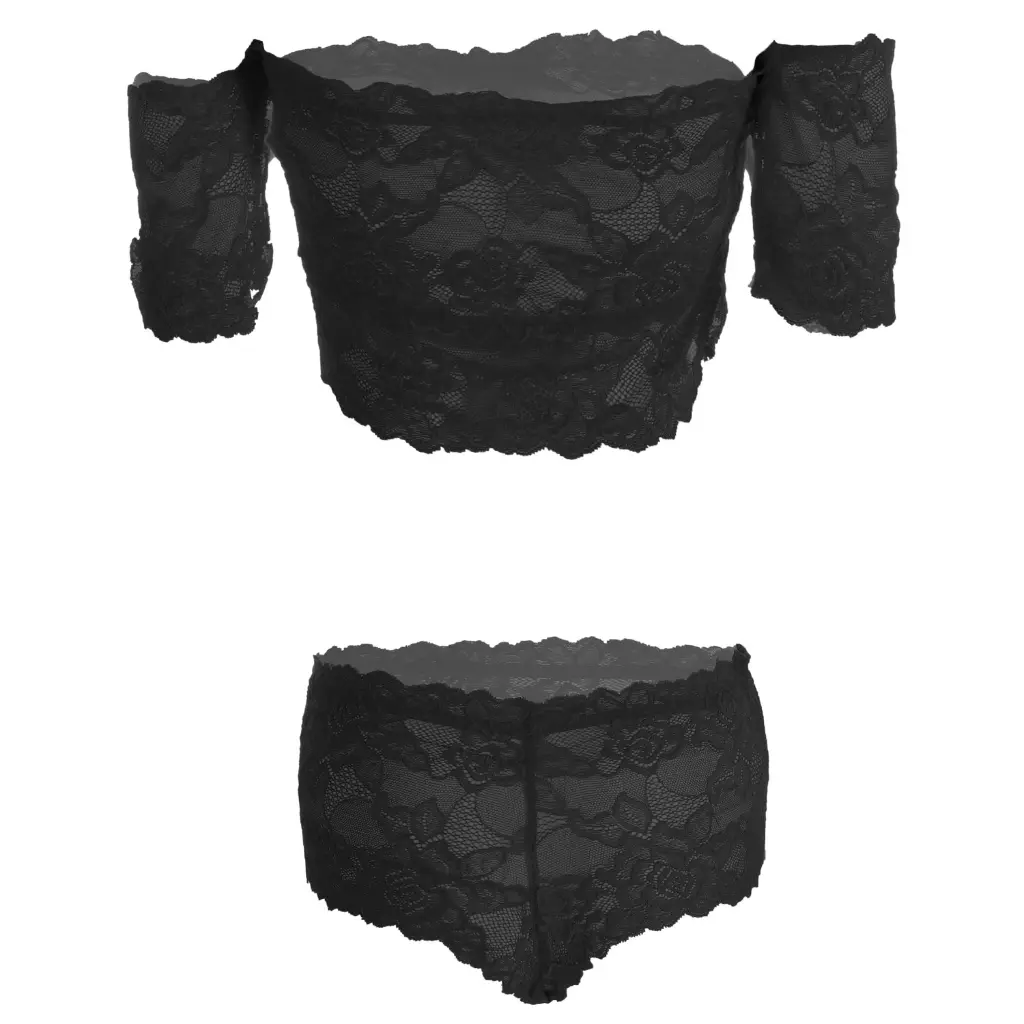 Off Shoulder Lingerie Set LS-06011