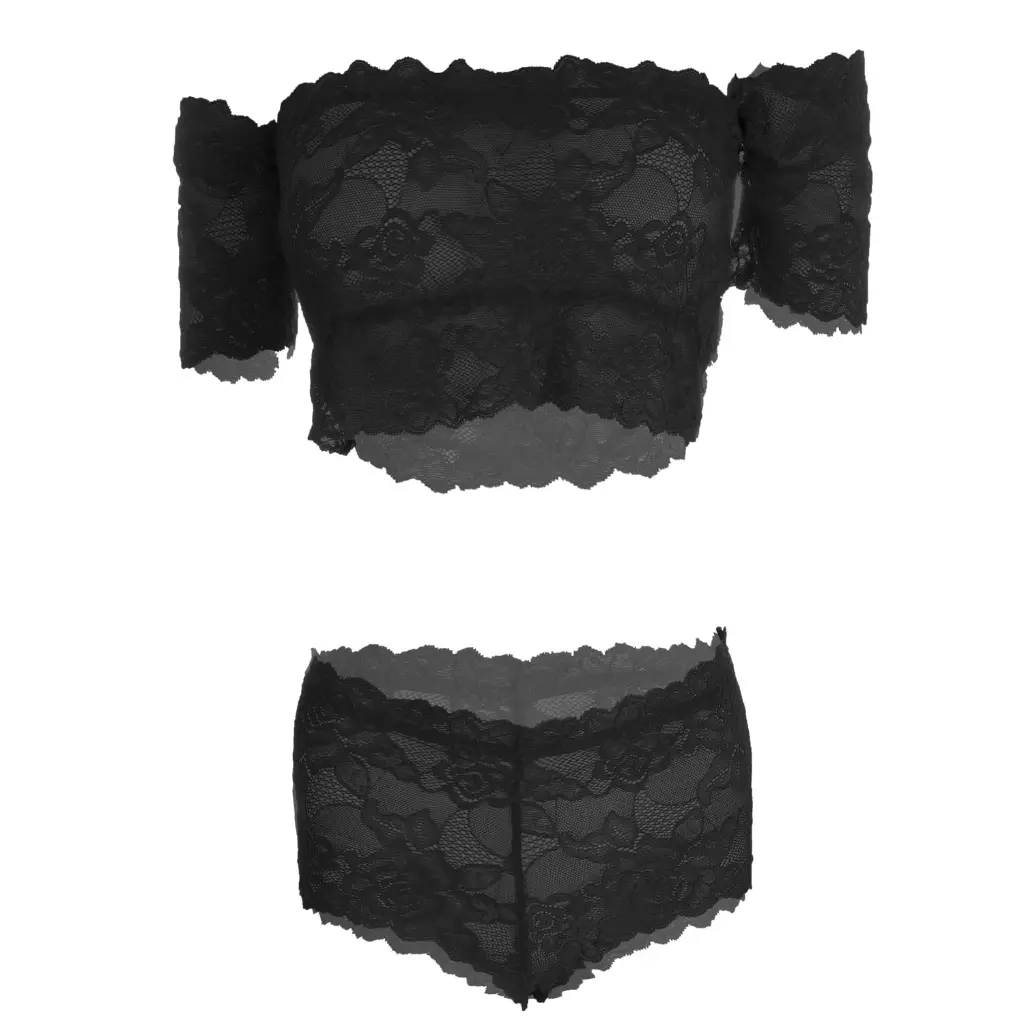 Off Shoulder Lingerie Set LS-06011