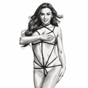 Harness Teddy Lingerie Set HLS-61027