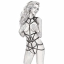 Harness Teddy Lingerie Set HLS-61031