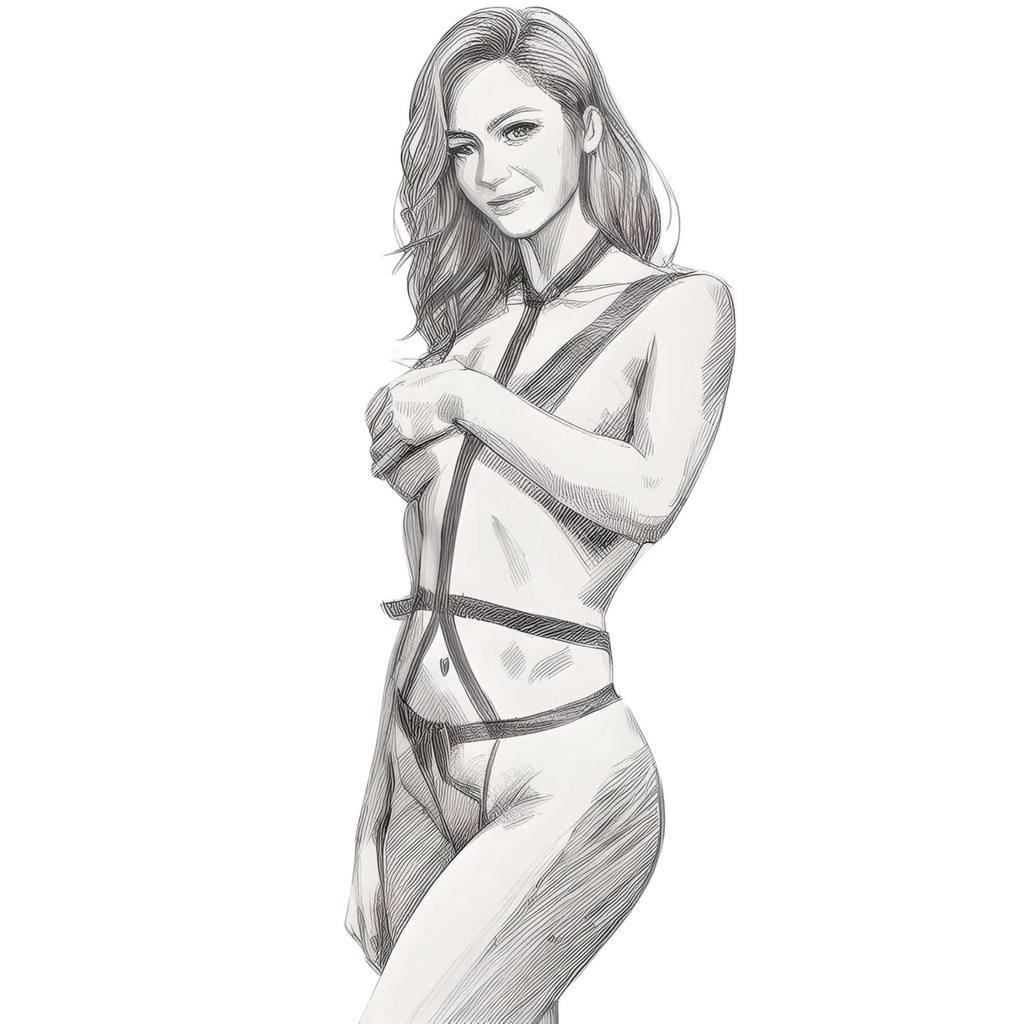 Harness Teddy Lingerie Set HLS-61049