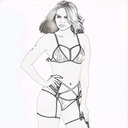 Harness Garter Lingerie Set HLS-61084