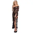Side Open Nightgown NG-37824