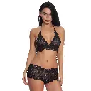 Halter Neck Lingerie Set LS-06033