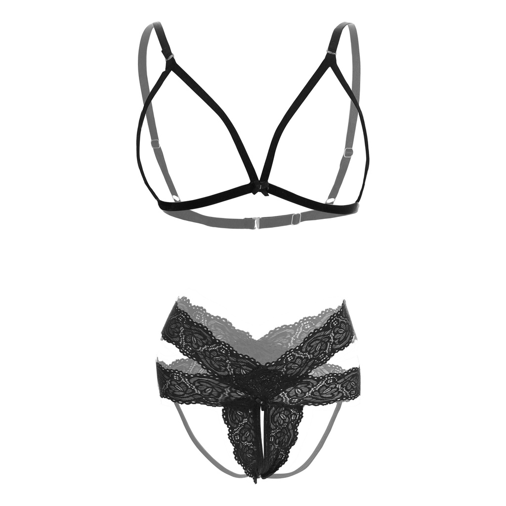Bust Open Erotic Lingerie Set ELS-06696