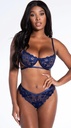 Half Cup Lingerie Set-LS-06318