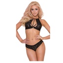 Halter Neck Lingerie Set-LS-06336