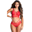 Criss Cross Lingerie Set-LS-06335