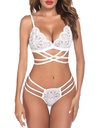 Criss Cross Lingerie Set-LS-06361
