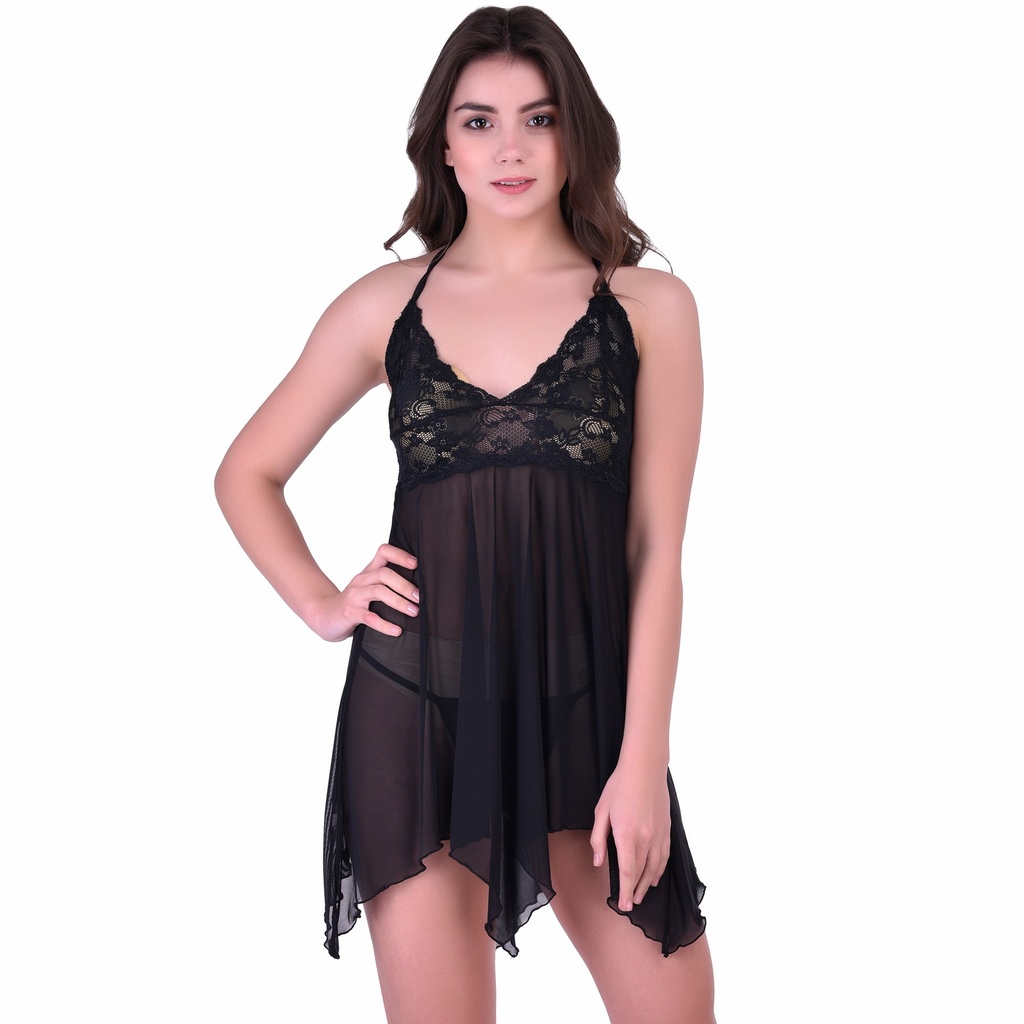Sheer Baby Doll Dress BD-11063