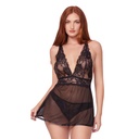 Halter Neck Baby Doll Dress BD-11012