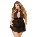 Keyhole Baby Doll Dress BD-19021