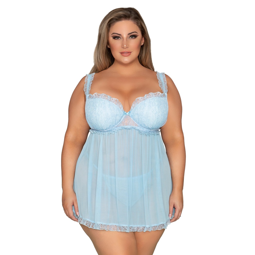 Keyhole Baby Doll Dress BD-19033